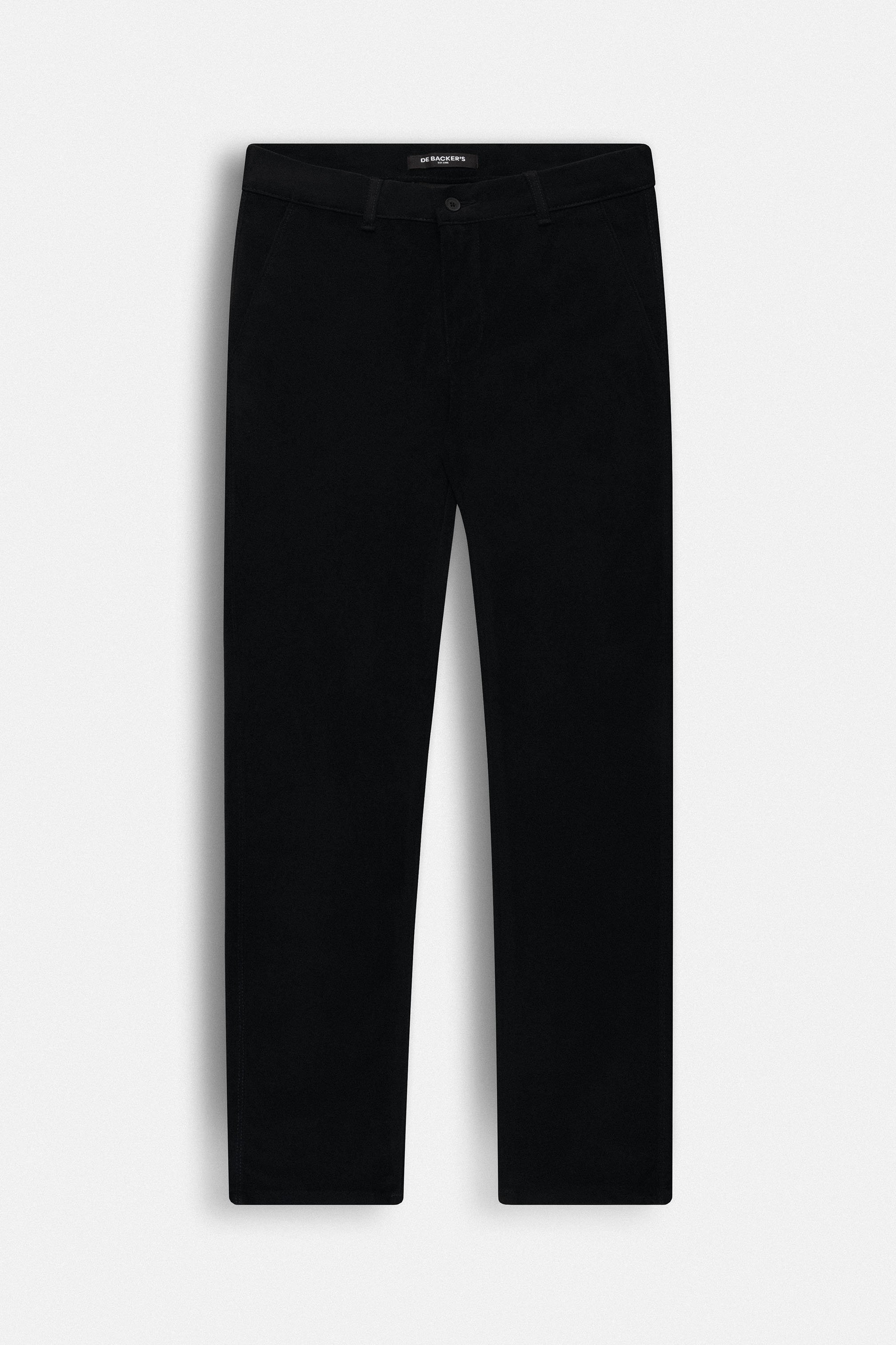 Black Chino Gabardine Pant