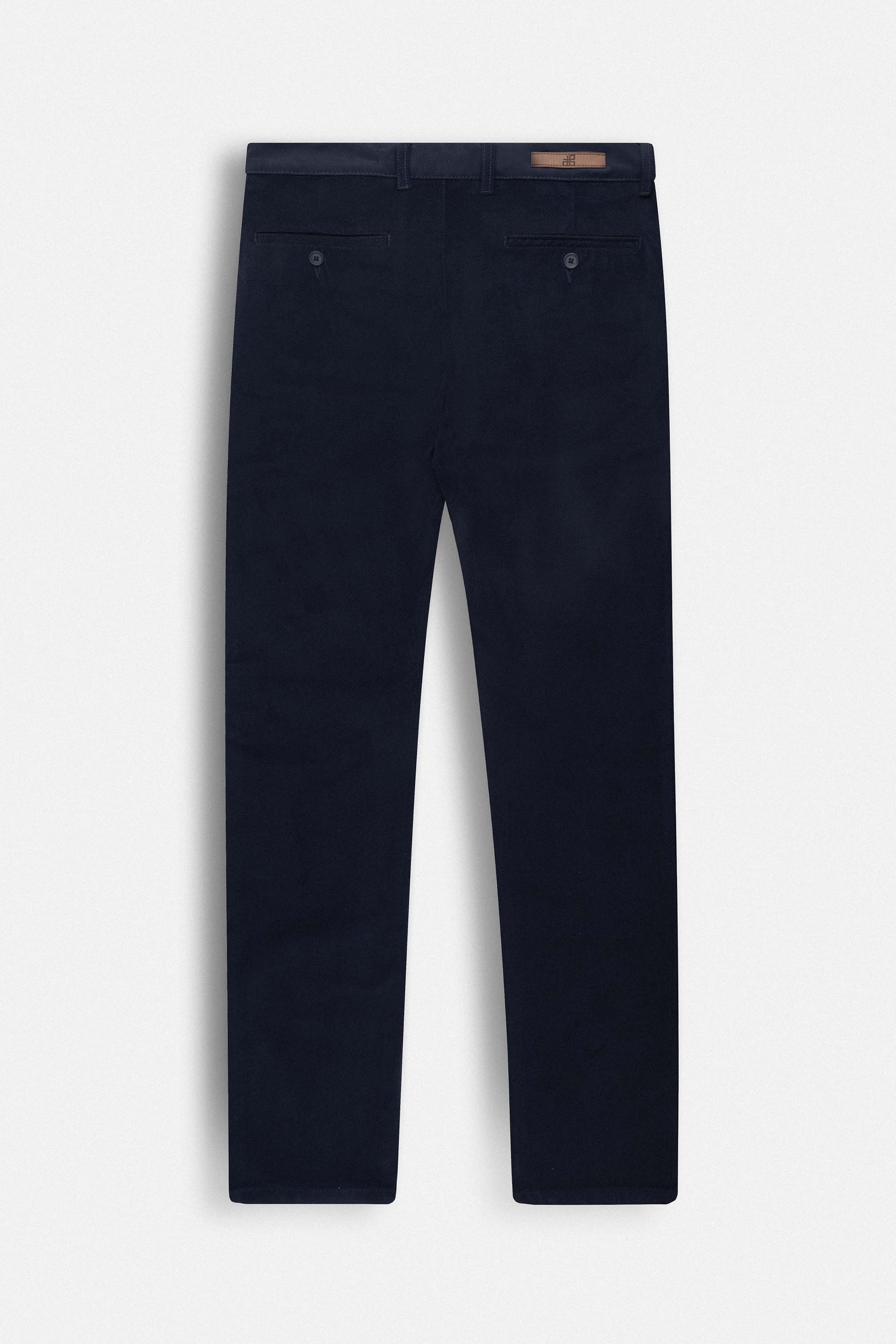 Dark Navy Chino Gabardine Pant