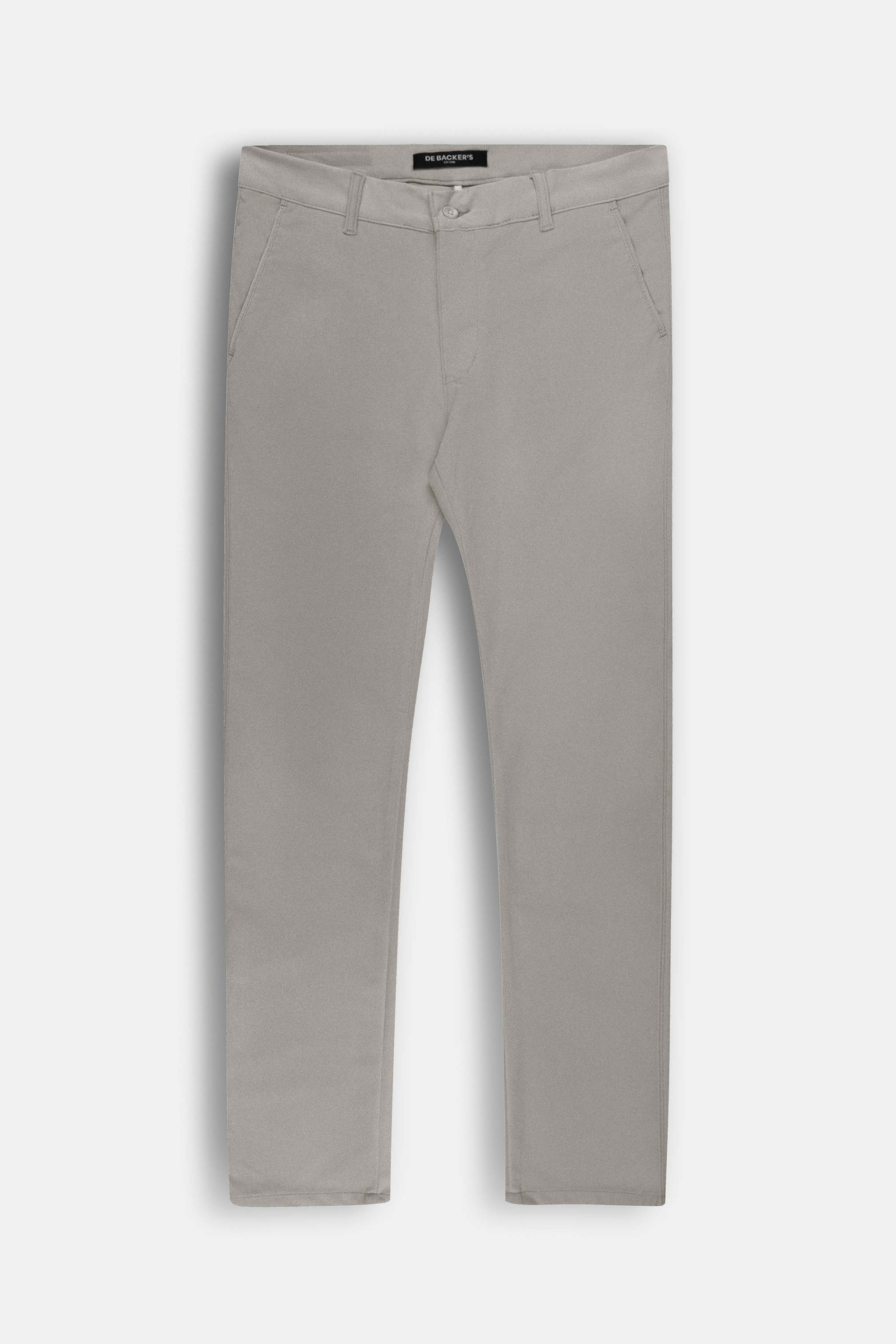 Gray Chino Gabardine Pant