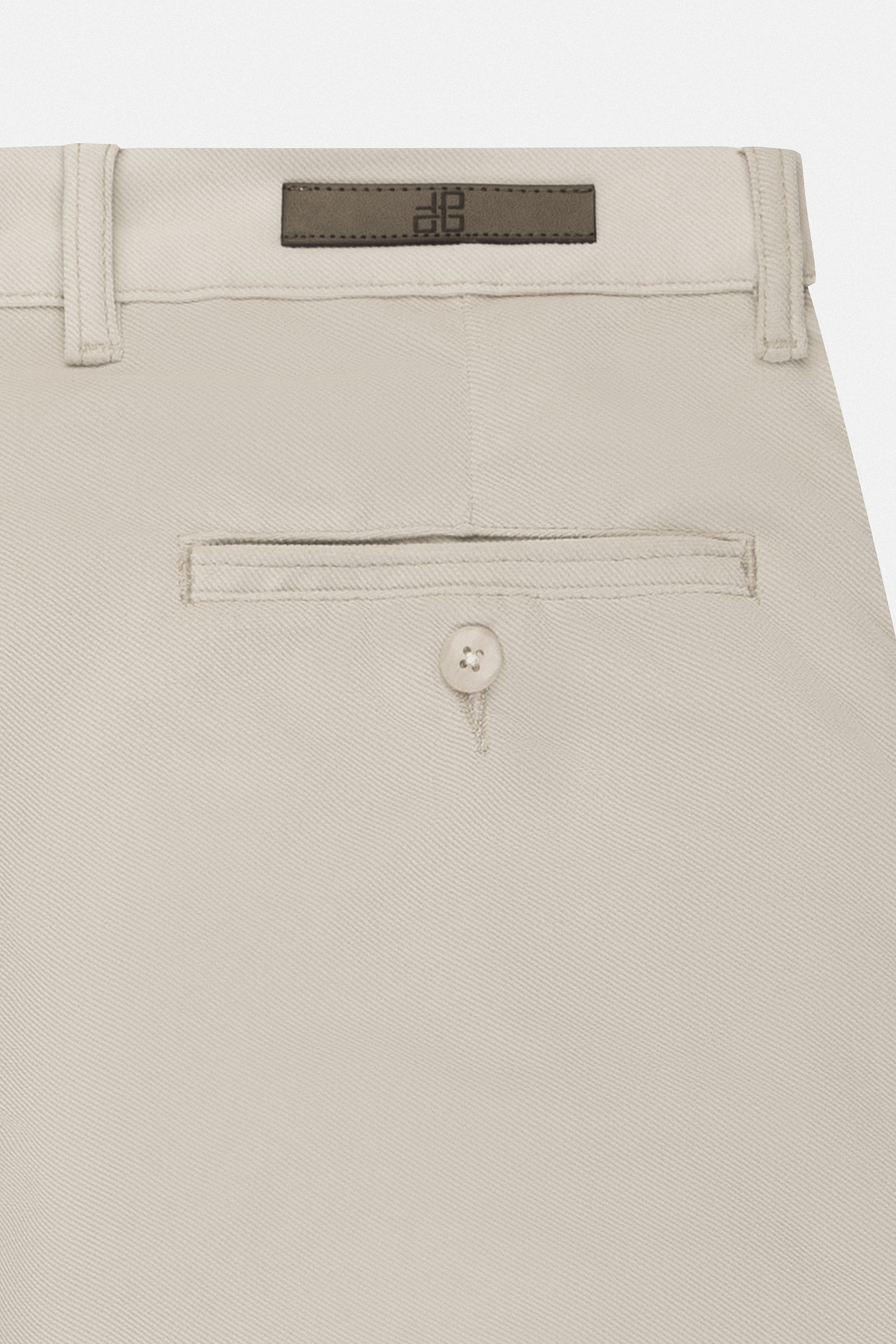 Light Beige Chino Gabardine Pant