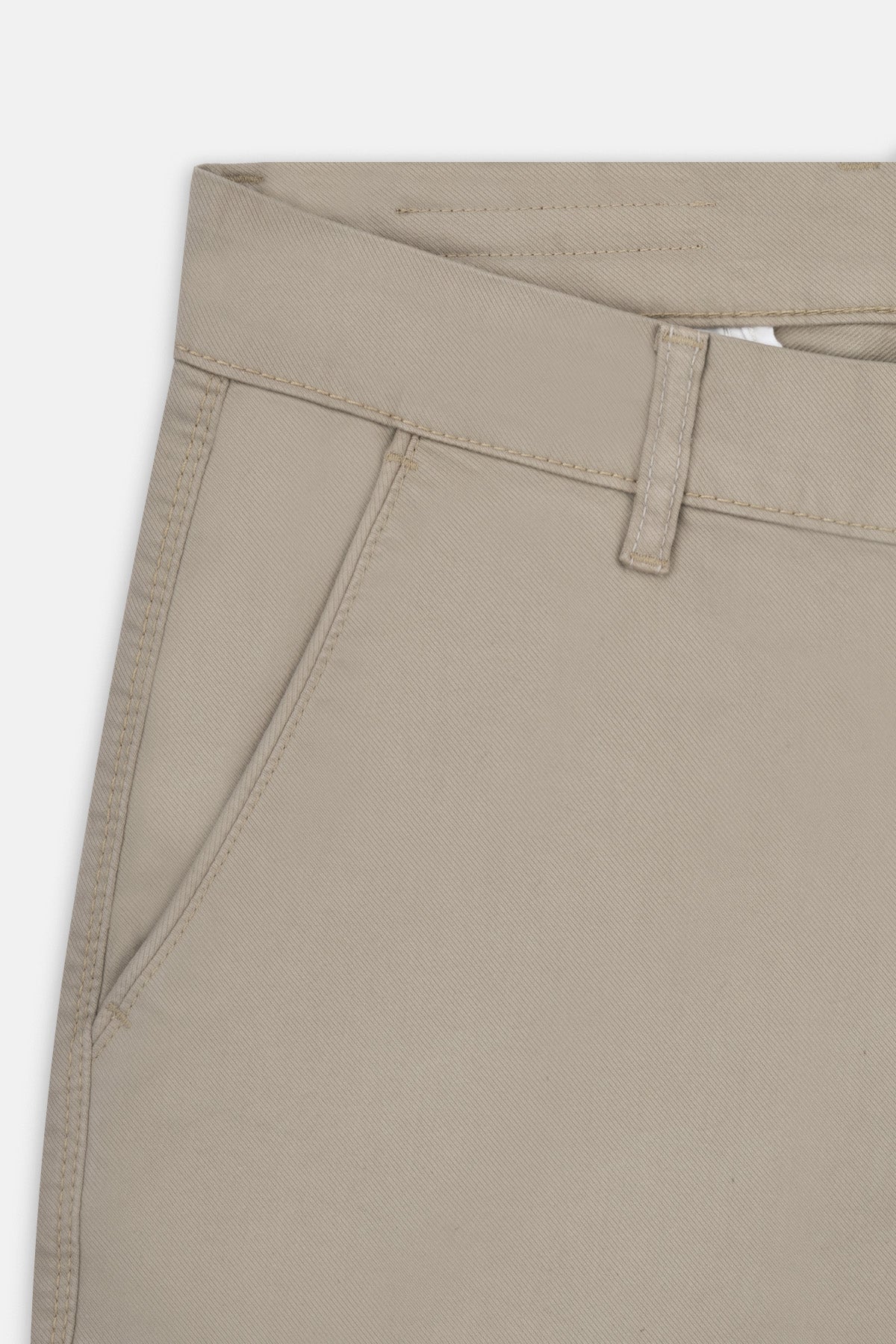 Pique Beige Chino Gabardine Pant