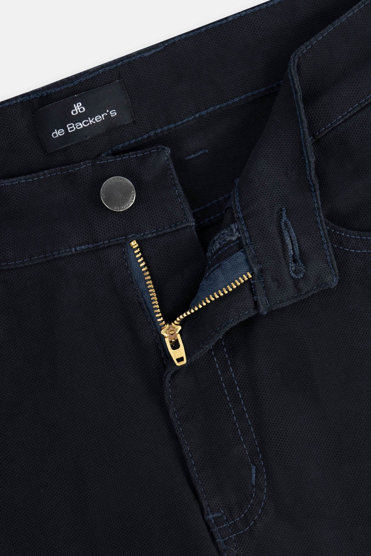 Pique Dark Navy Gabardine Pant