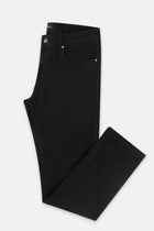 Pique Black Gabardine Pant