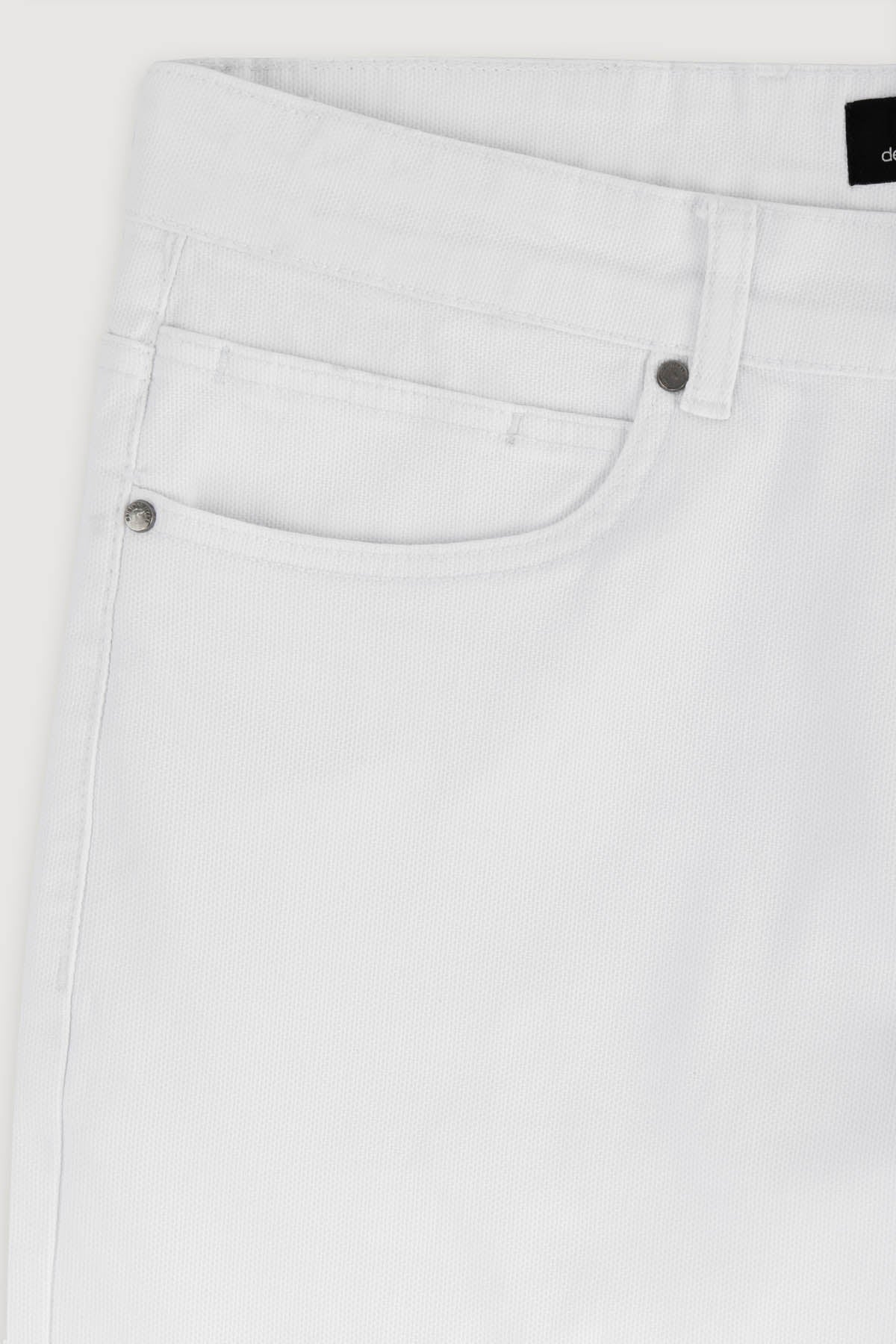 Pique White Gabardine Pant