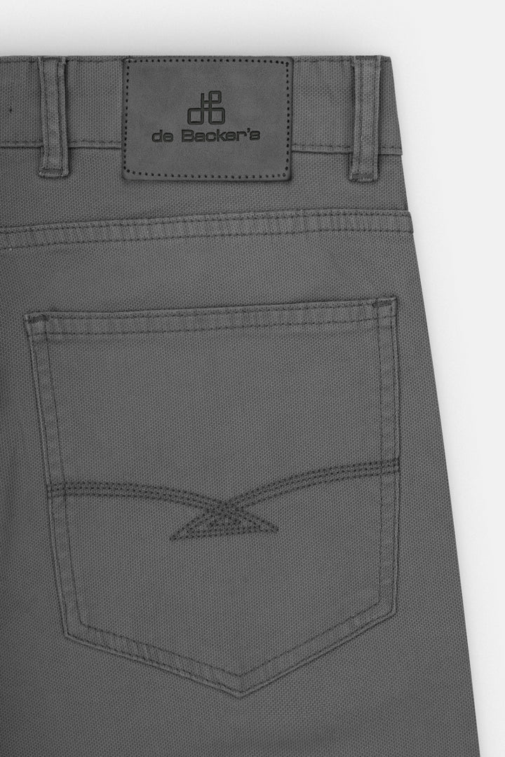 Dark Gray Gabardine Pant - 4