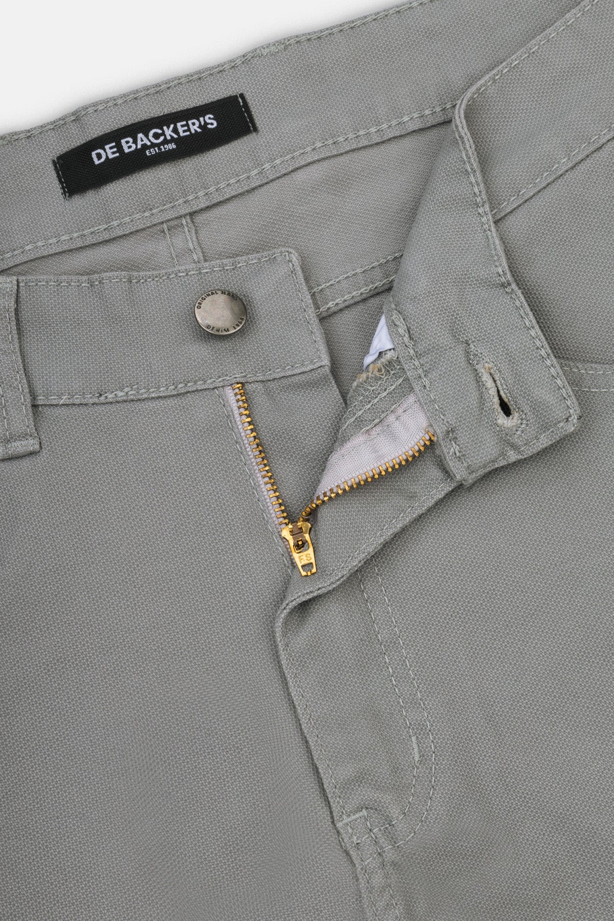 Gray Gabardine Pant