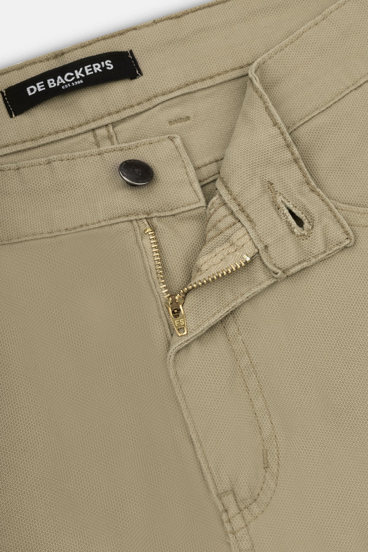 Lion Brown Gabardine Pant - 2