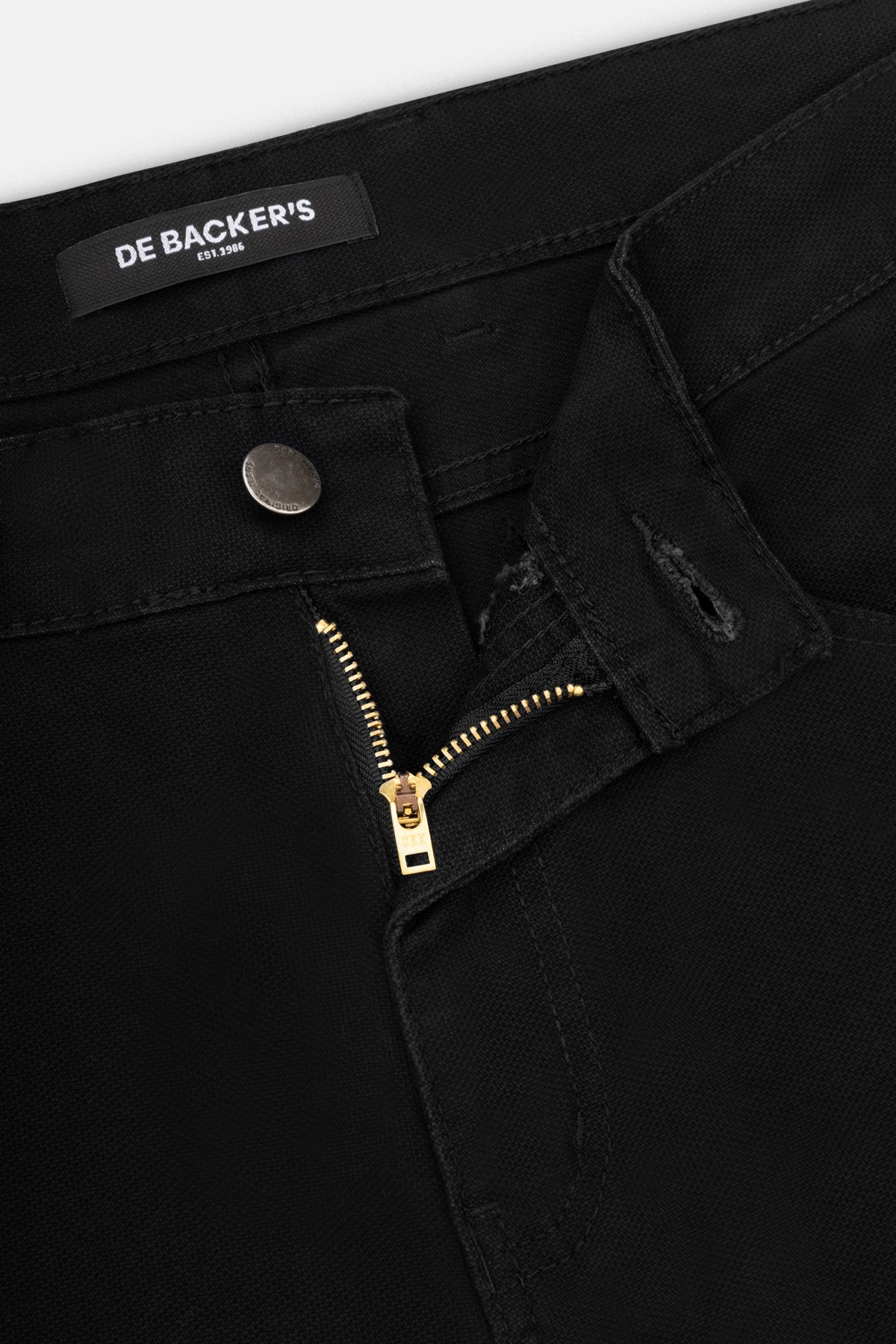 Black Gabardine Pant