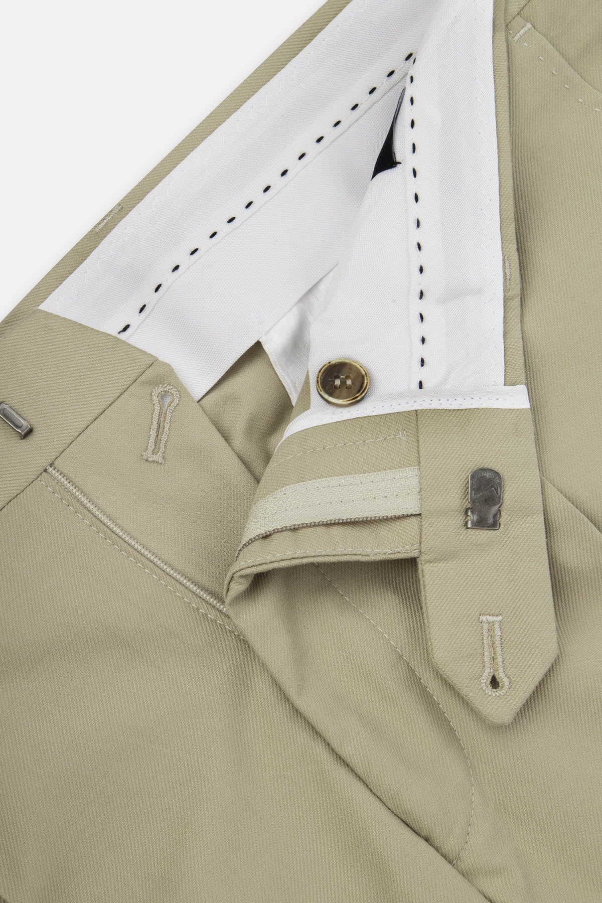 Twill Light Beige Chino Classic Pant - 3