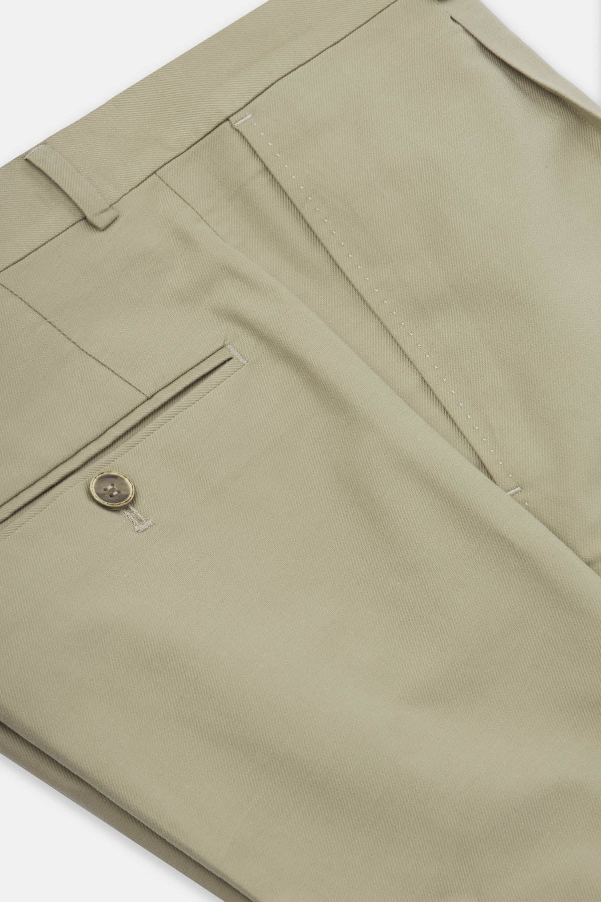 Twill Light Beige Chino Classic Pant