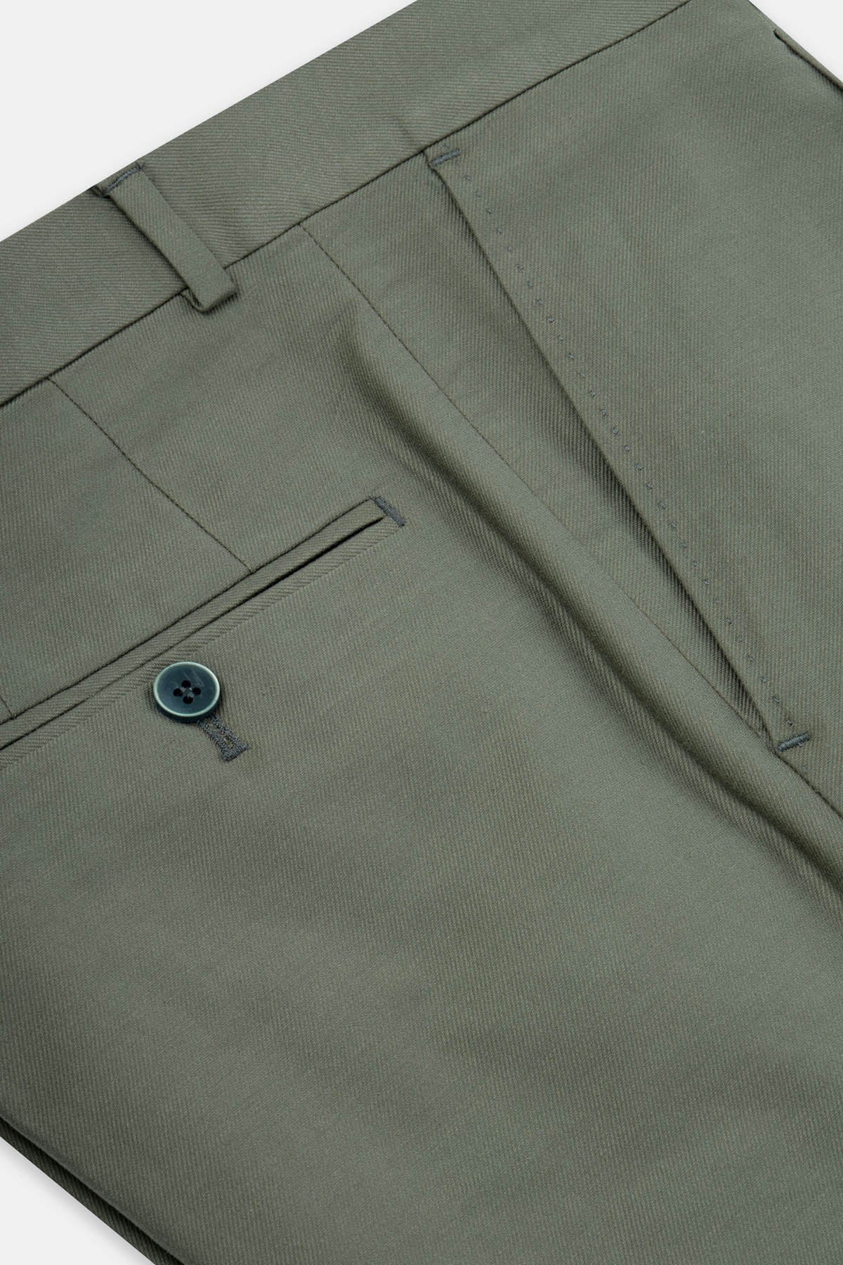 Twill Light Reseda Green Chino Classic Pant