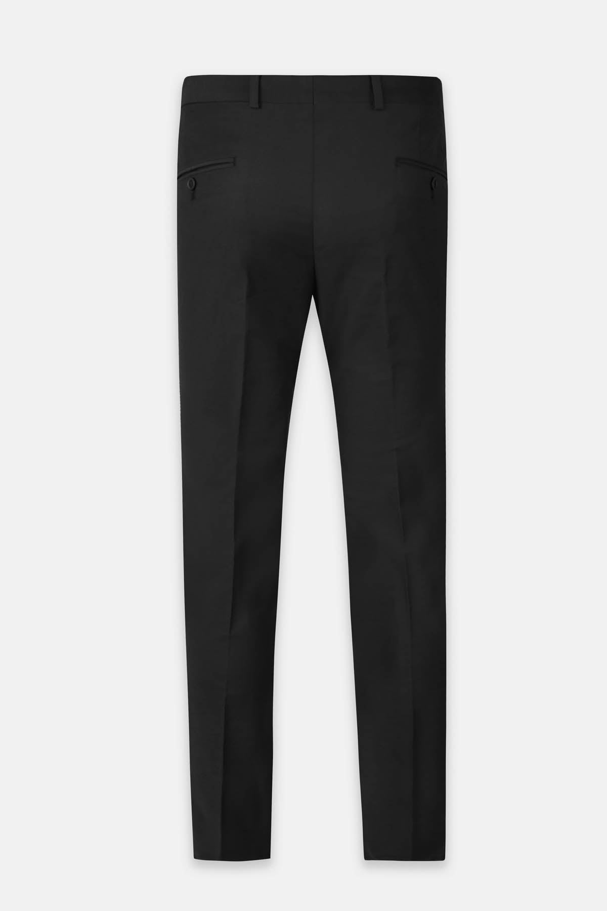 Twill Black Chino Classic Pant - 5