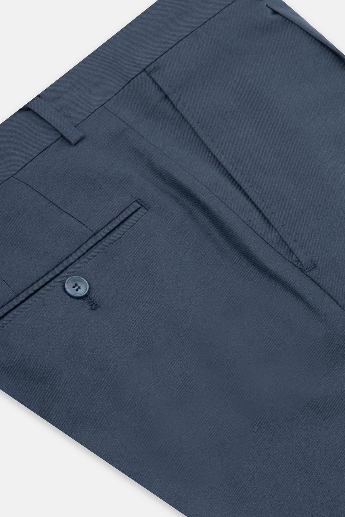 Twill Charcoal Gray Chino Classic Pant - 4