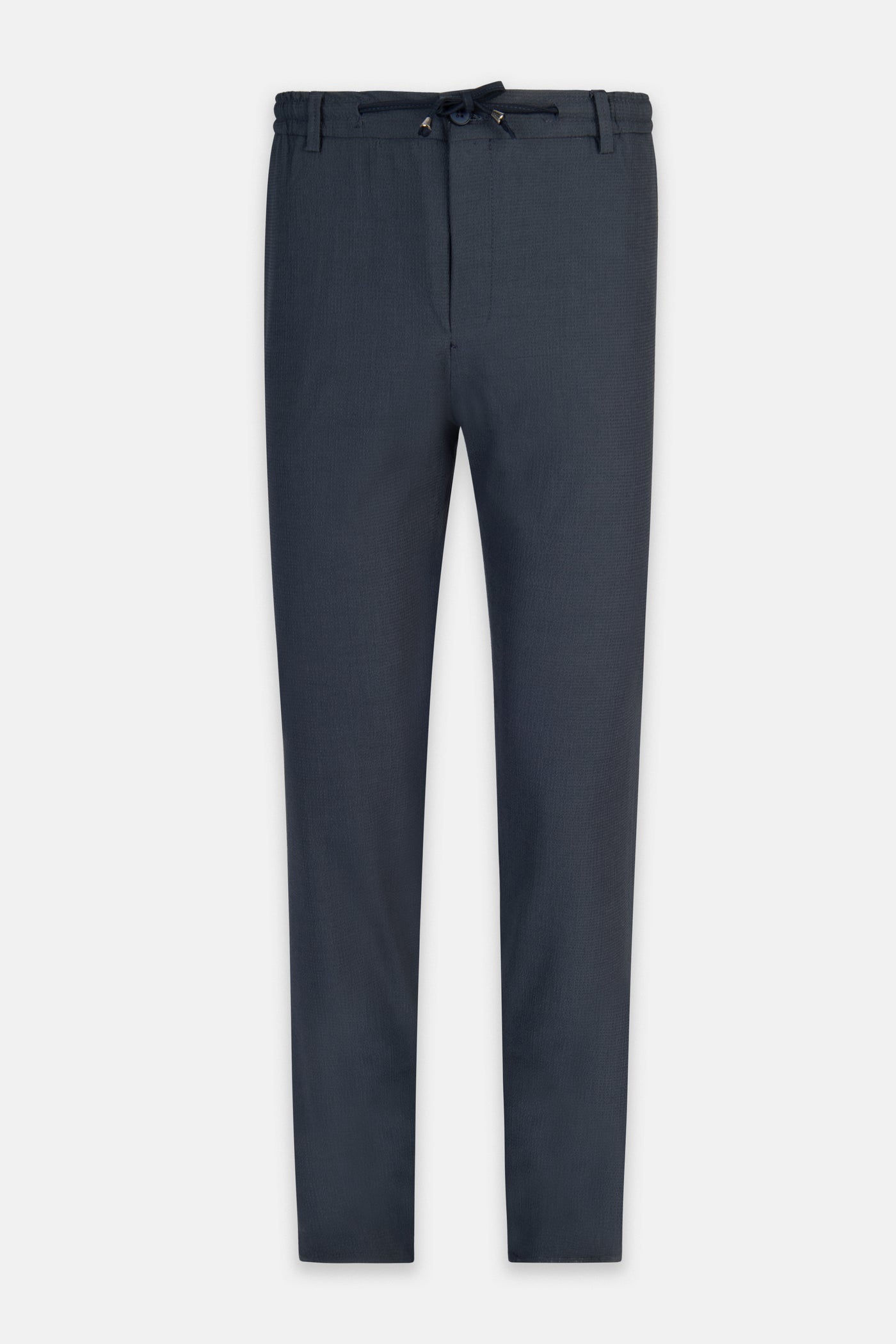 Laced-Up Dark Navy Chino smart casual trouser