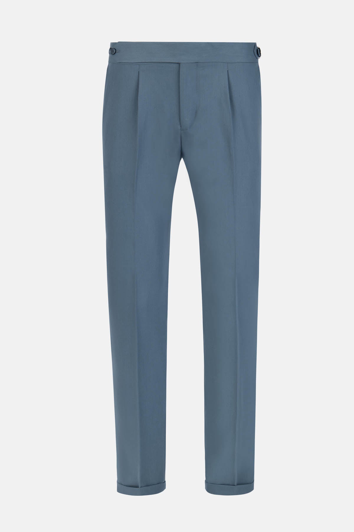 Soft Grayish Turquoise Italian Style Classic Pant