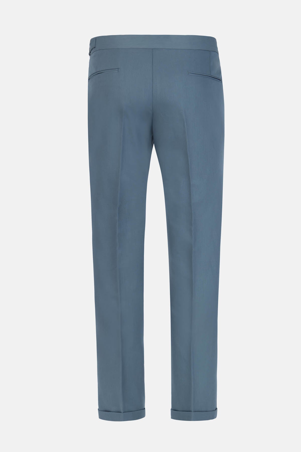 Soft Grayish Turquoise Italian Style Classic Pant