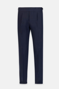Soft Navy Italian Style Classic Pant - 1