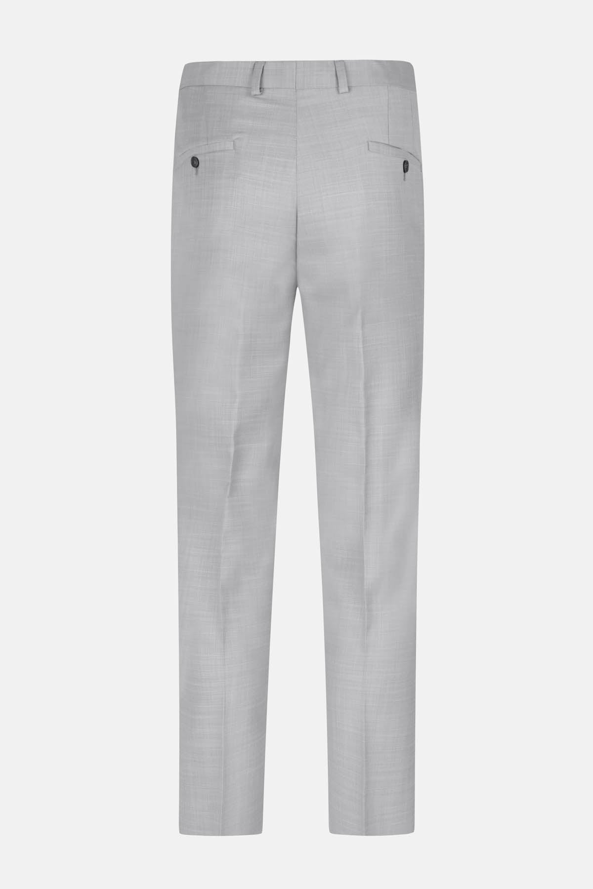 Patterned Light Gray Chino Classic pant