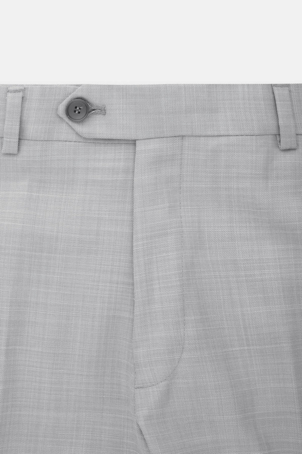 Patterned Light Gray Chino Classic pant - 2