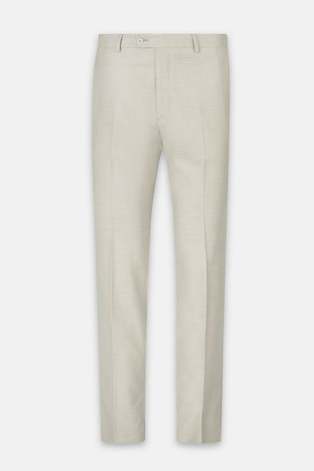Patterned Light Beige Chino Classic pant - 1