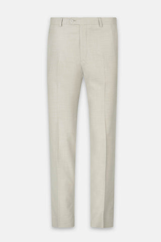 Patterned Light Beige Chino Classic pant
