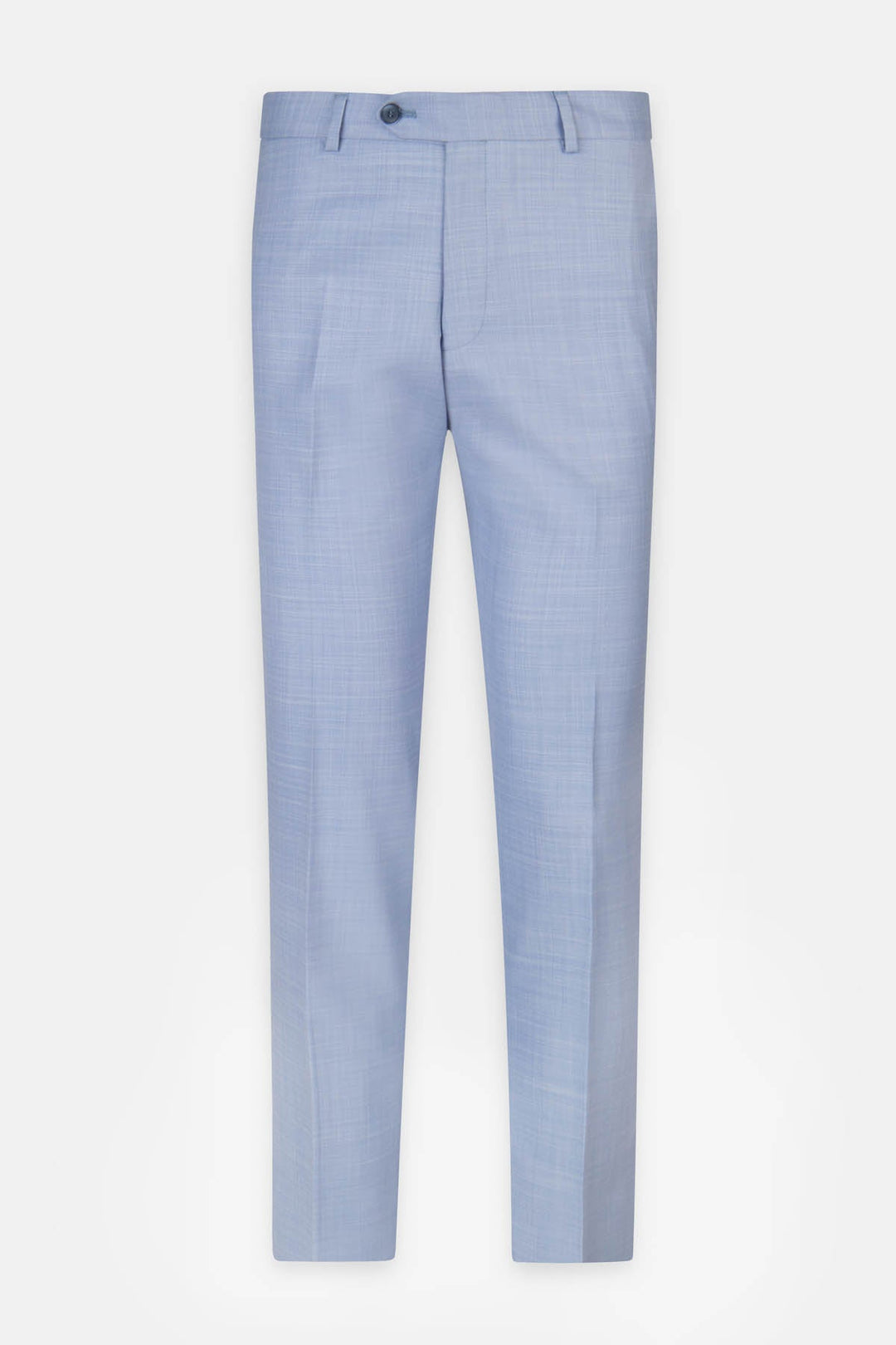 Patterned Light Blue Chino Classic pant - 1