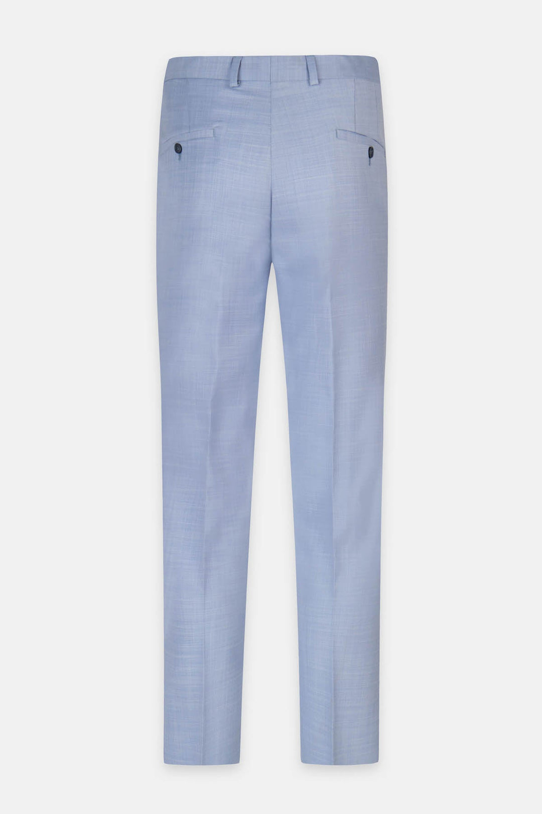 Patterned Light Blue Chino Classic pant - 5