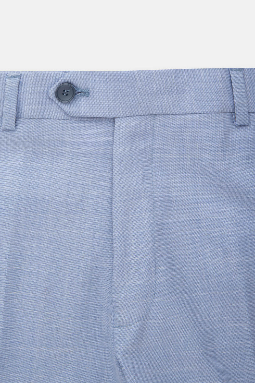 Patterned Light Blue Chino Classic pant - 2