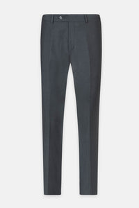 Pleated front Dark Gray Chino Bamboo Classic pant - 1