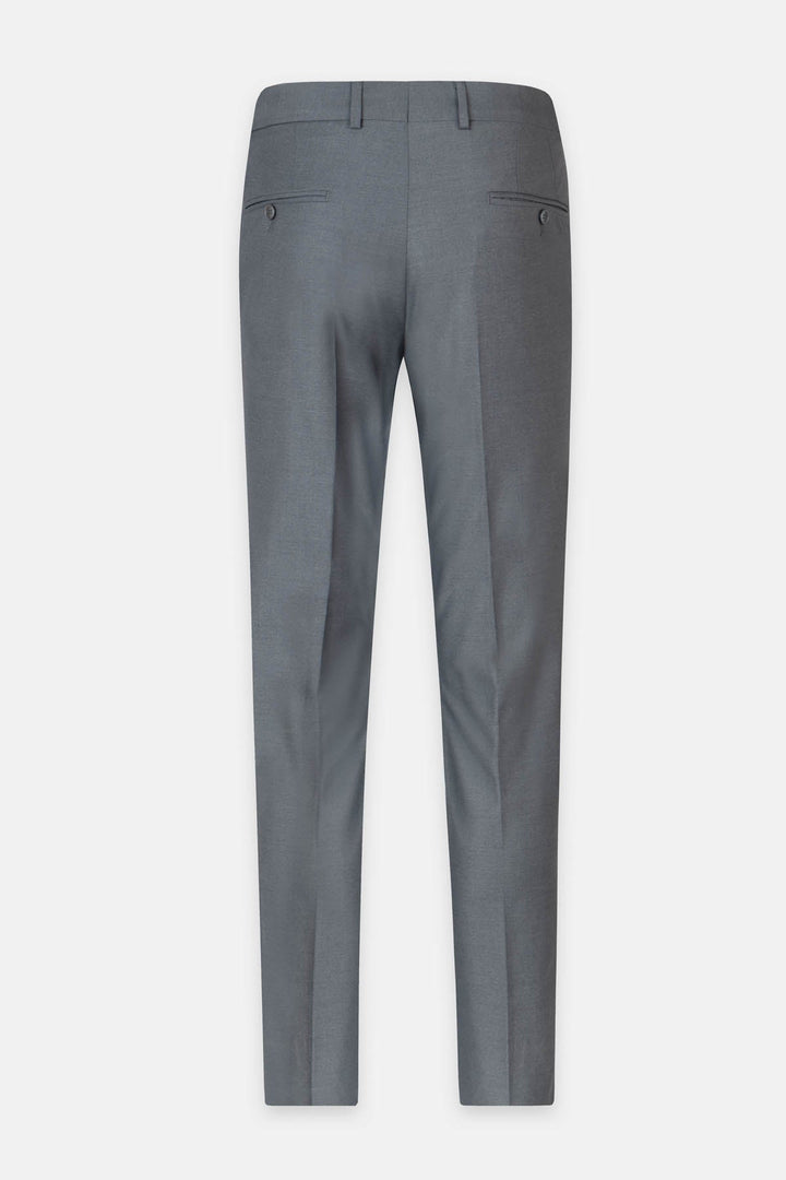 Pleated front Gray Chino Bamboo Classic pant - 4