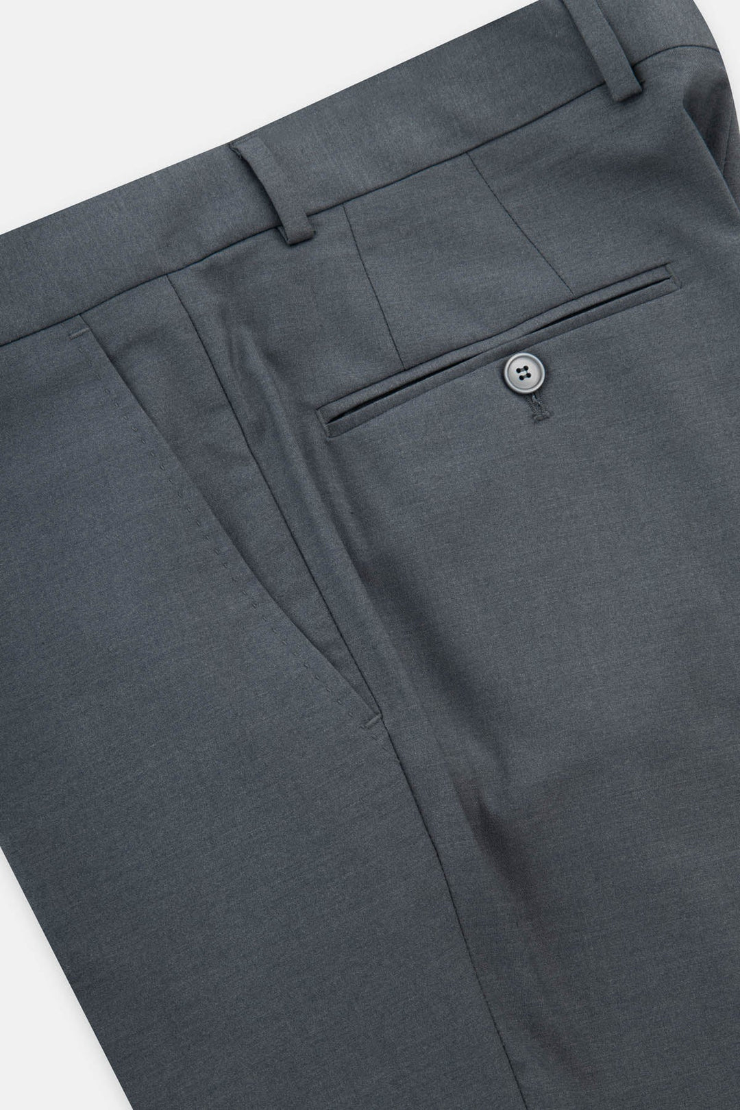 Pleated front Gray Chino Bamboo Classic pant - 3