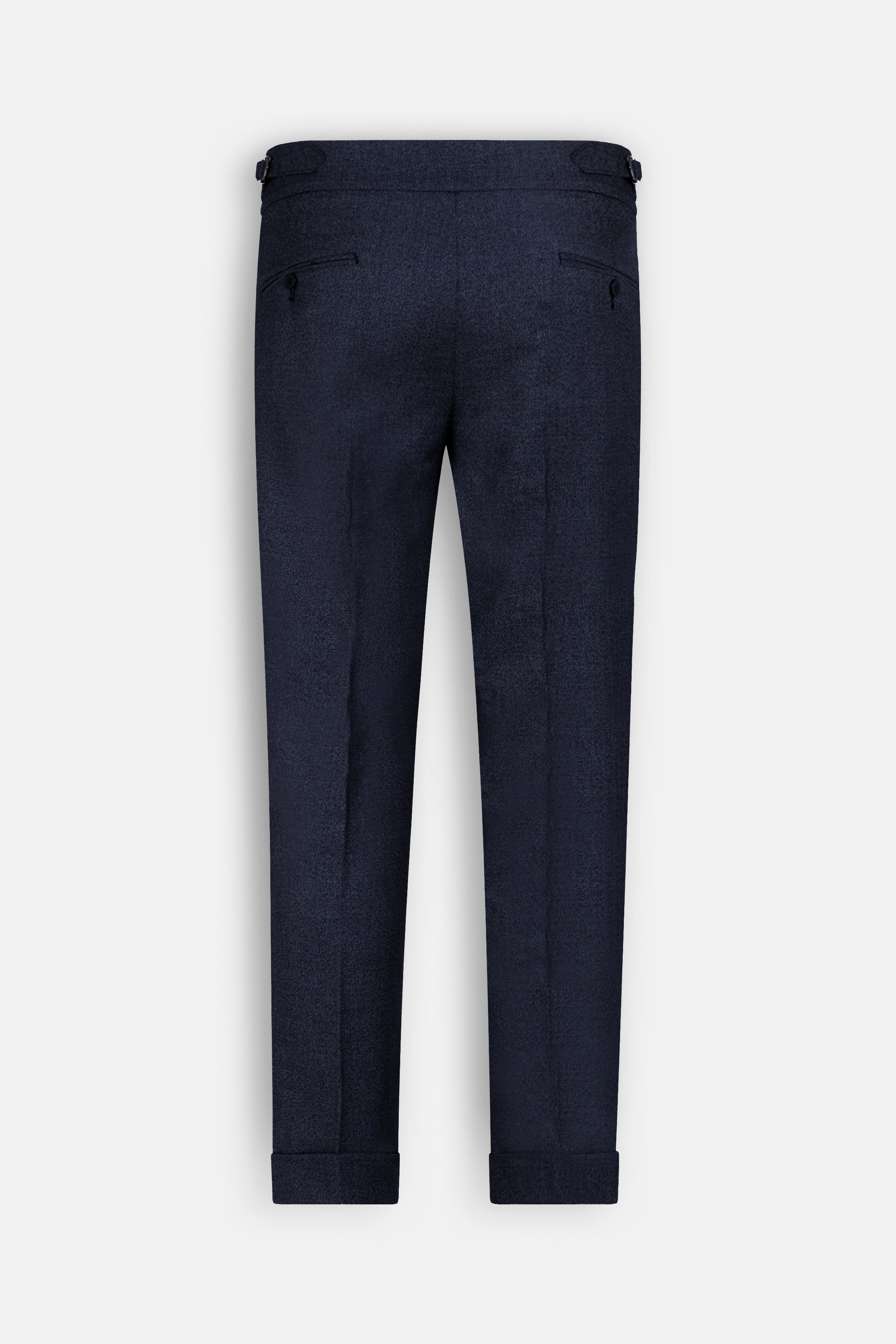 Navy Italian Tailored Classic Pants - 6