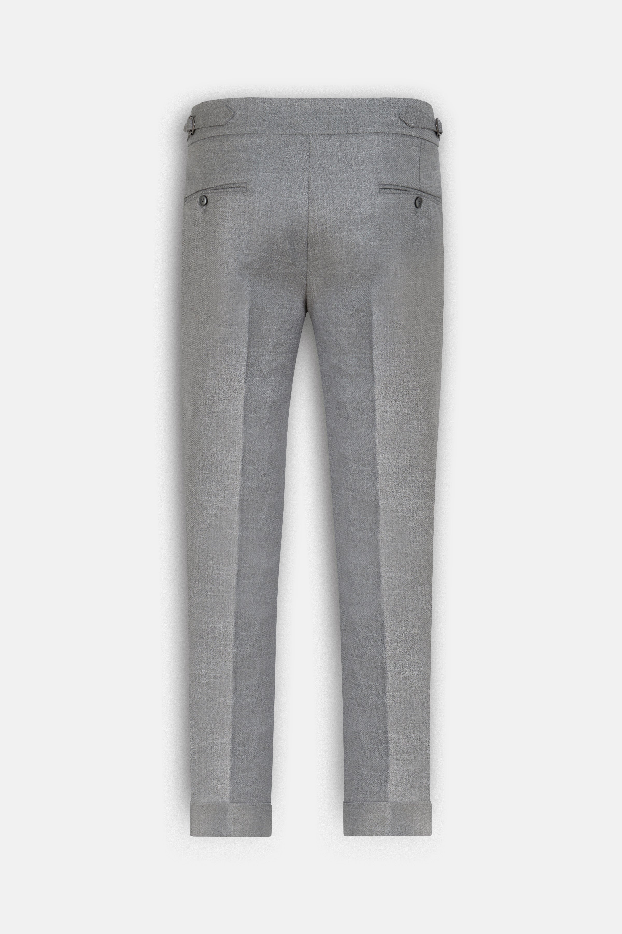 Light Gray Italian Tailored Classic Pants