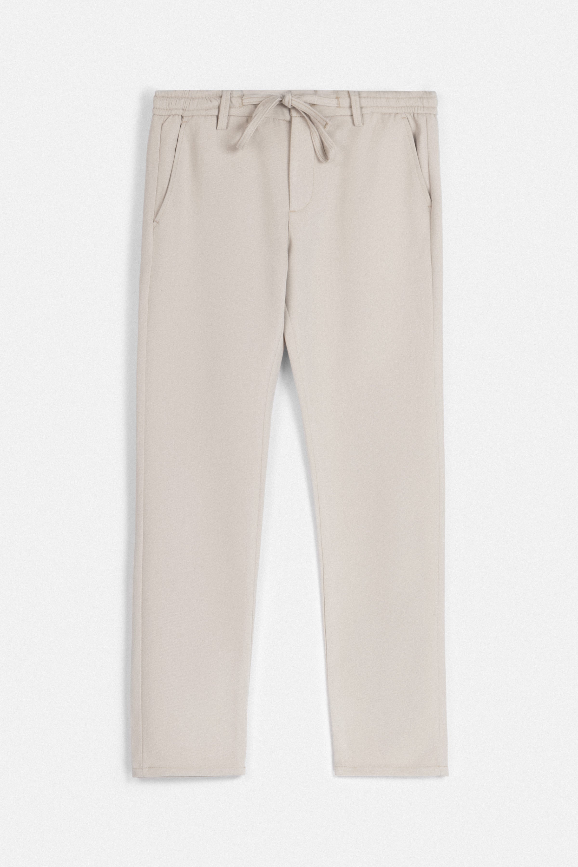 Laced-Up off White smart casual pants