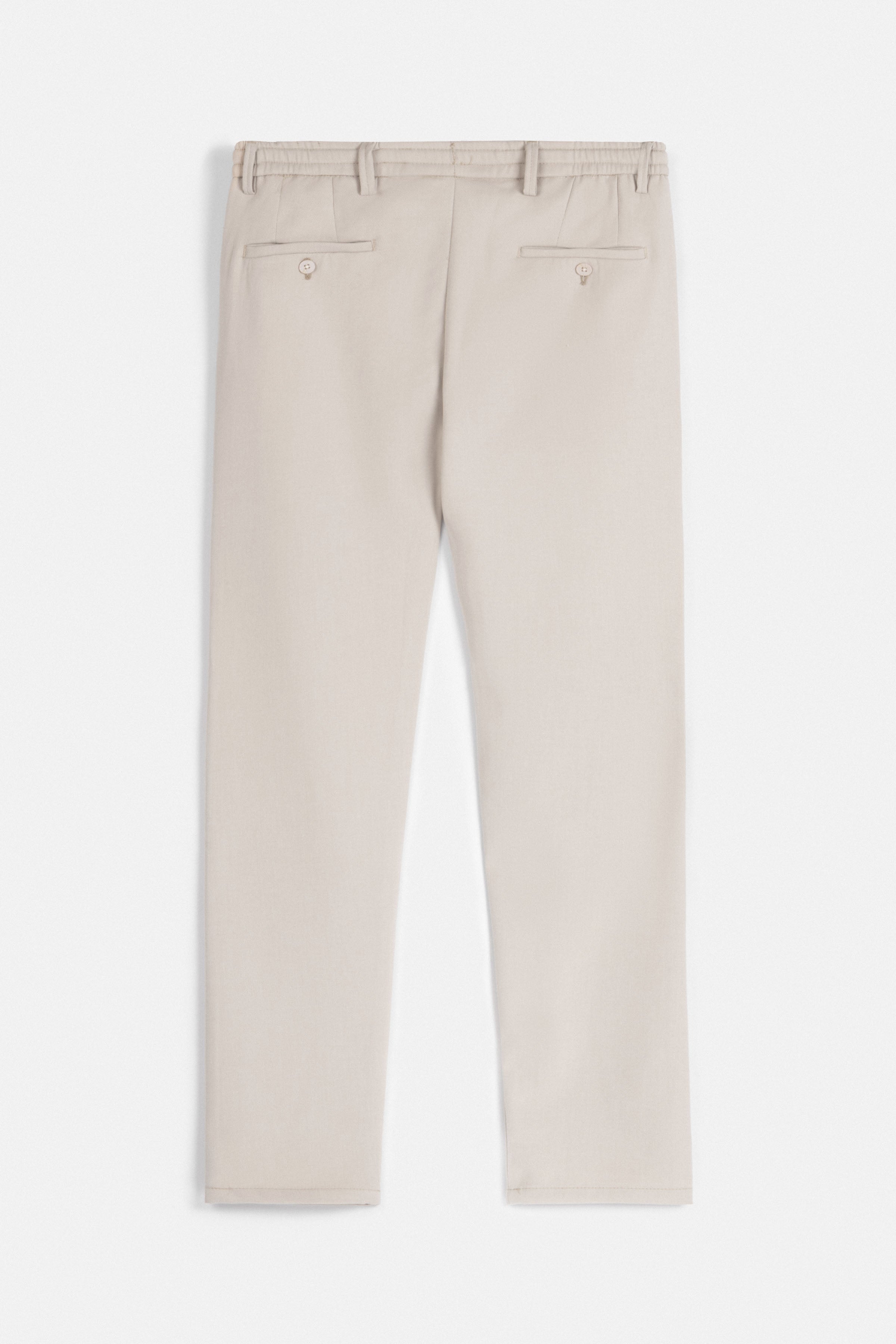 Laced-Up off White smart casual pants