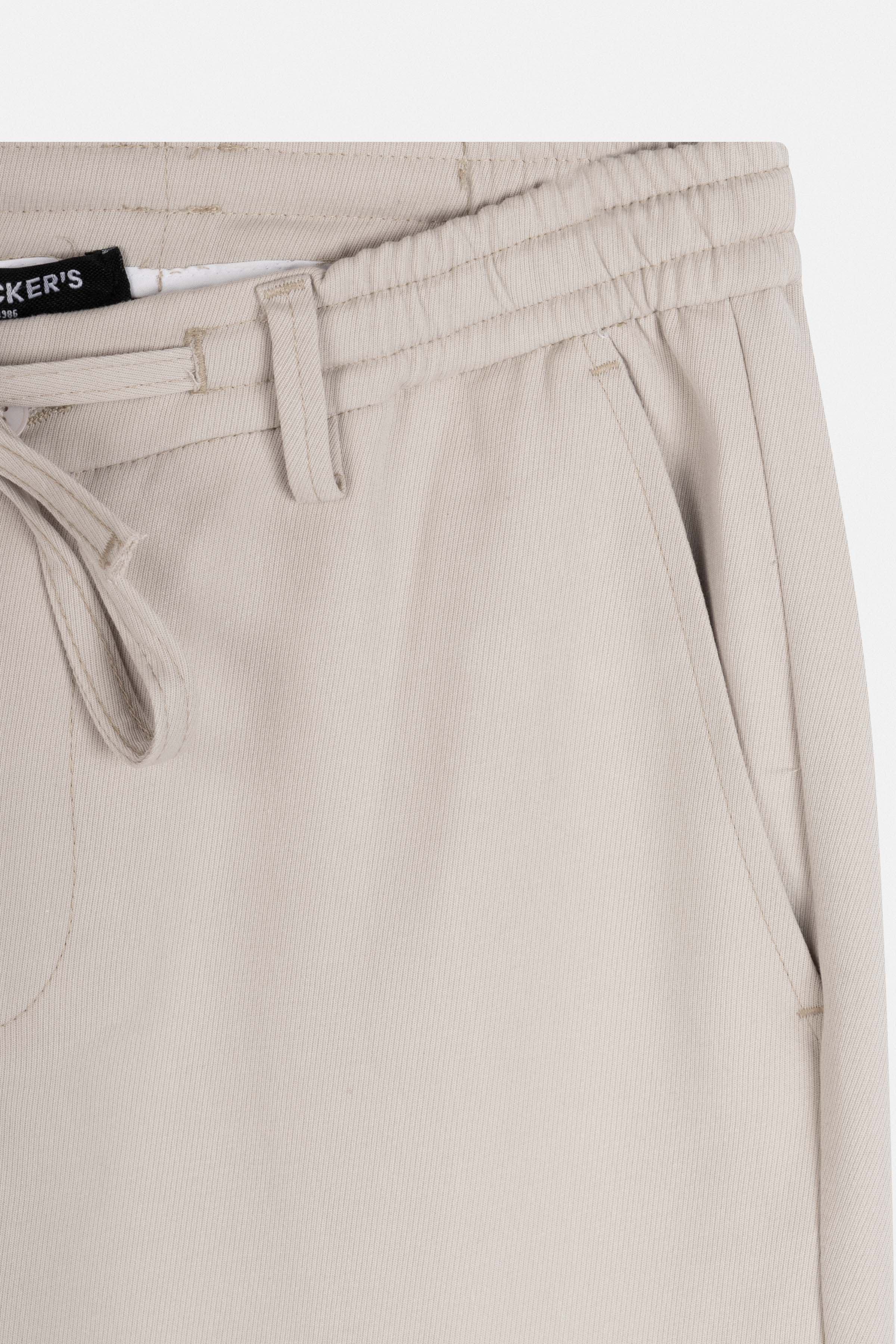 Laced-Up off White smart casual pants