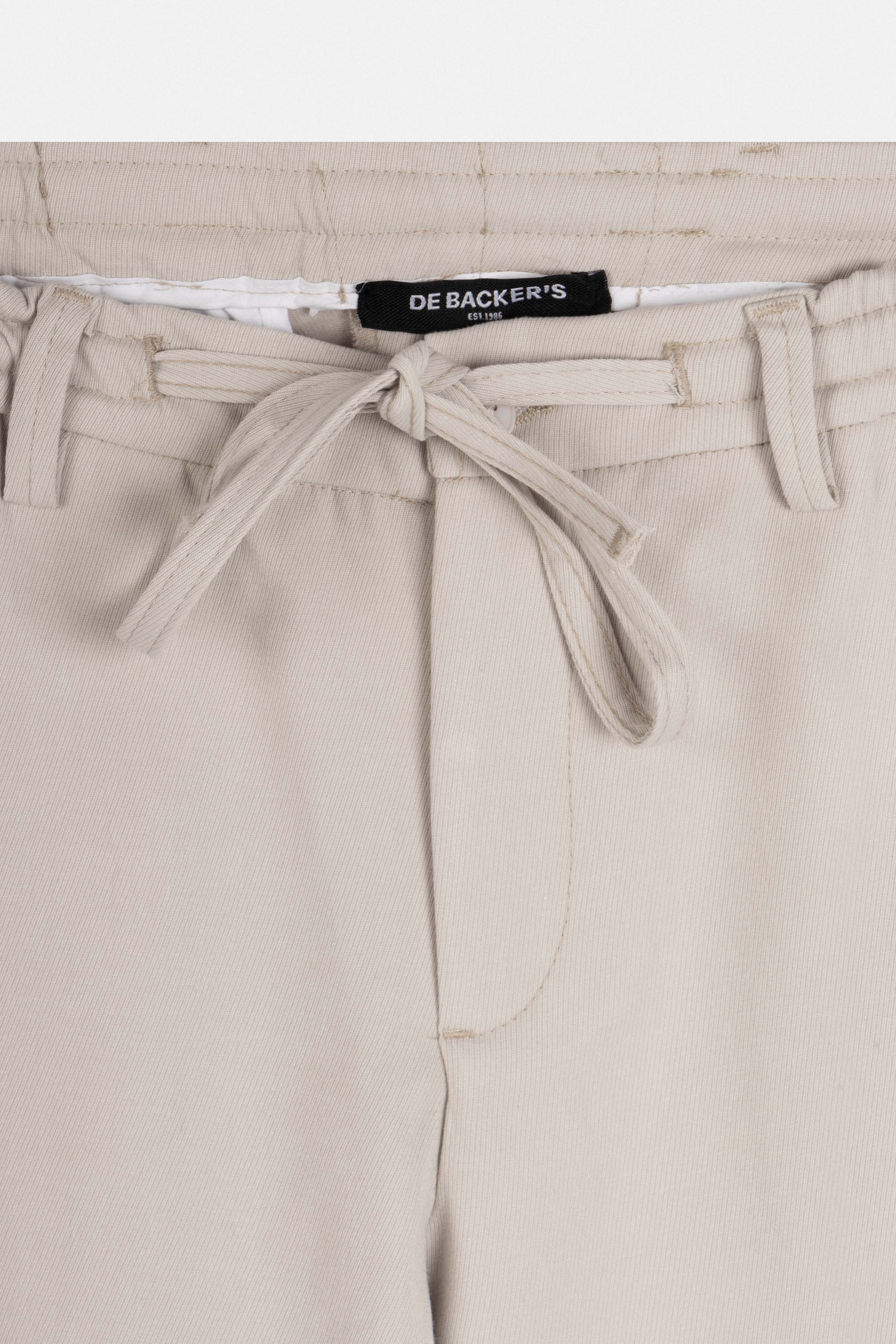 Laced-Up off White smart casual pants