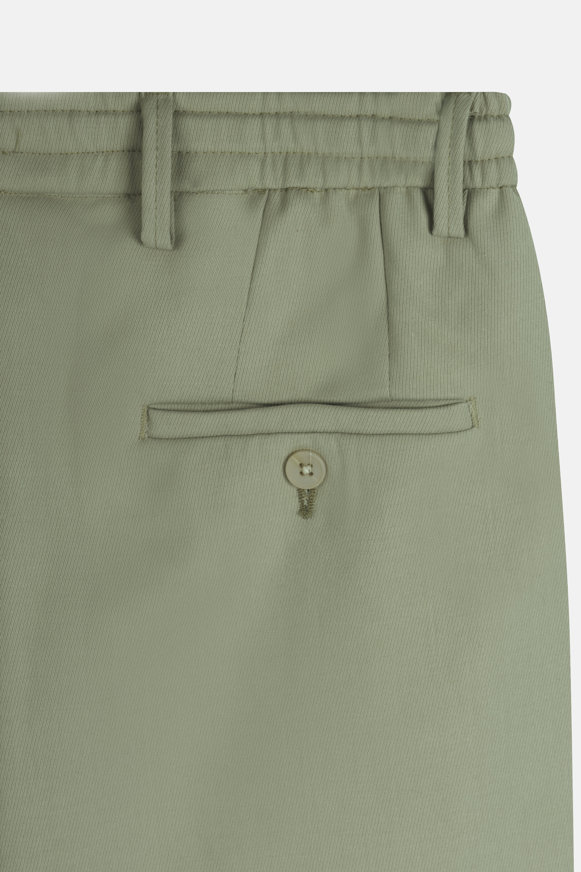 Laced-Up Sage Green smart casual pants