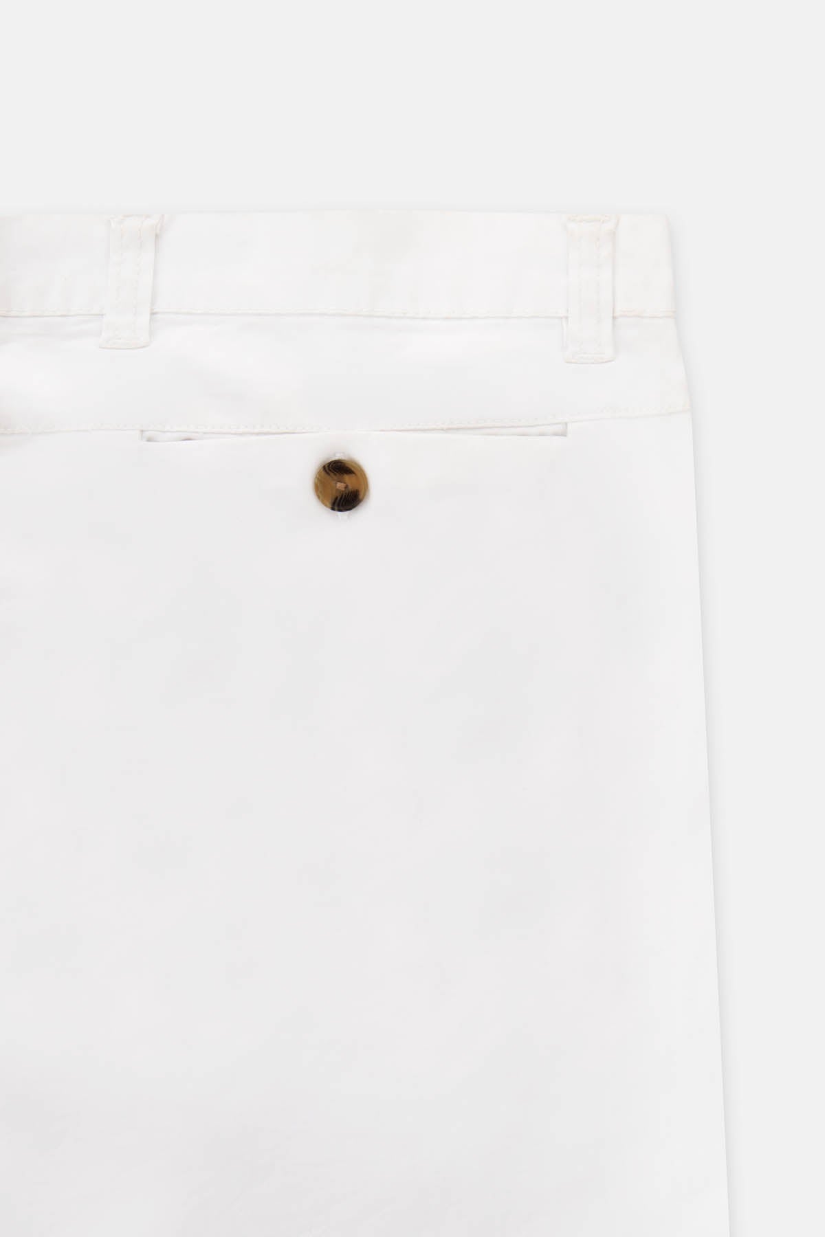 White Gabardine Short