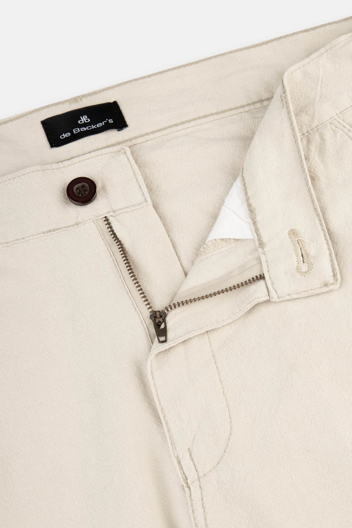 Beige Gabardine Short