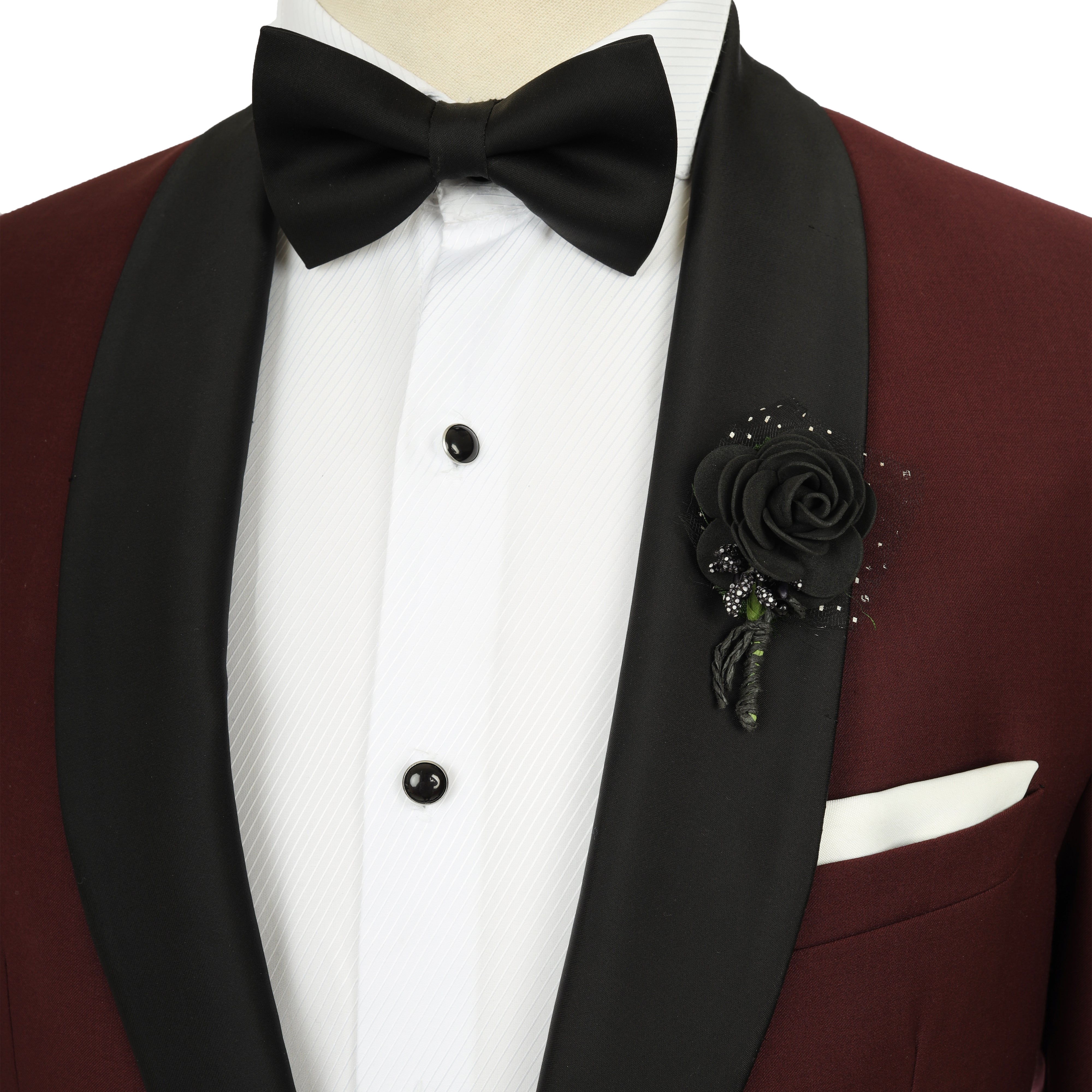 Dark Red Tuxedo