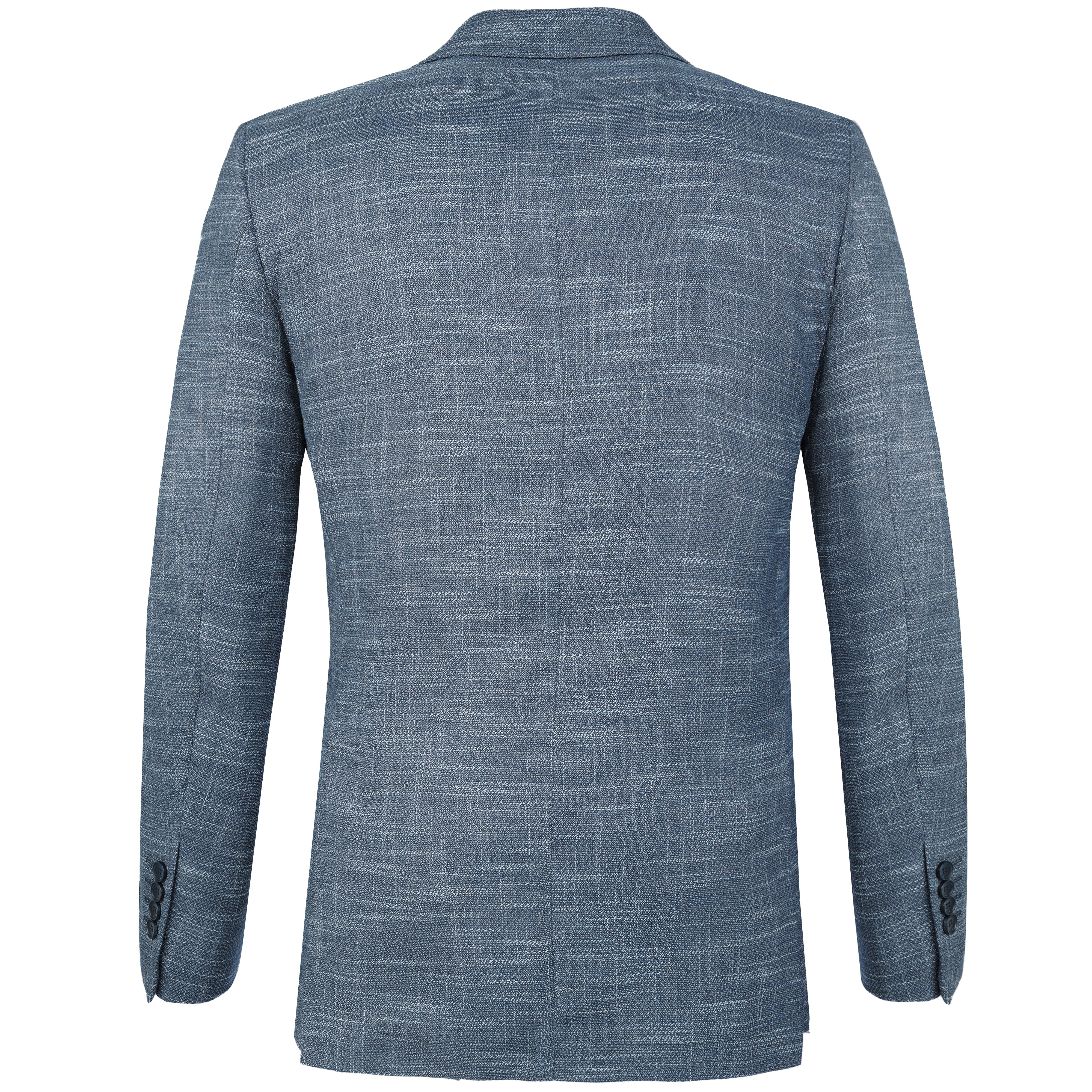 Woven Linen Powder Blue Blazer