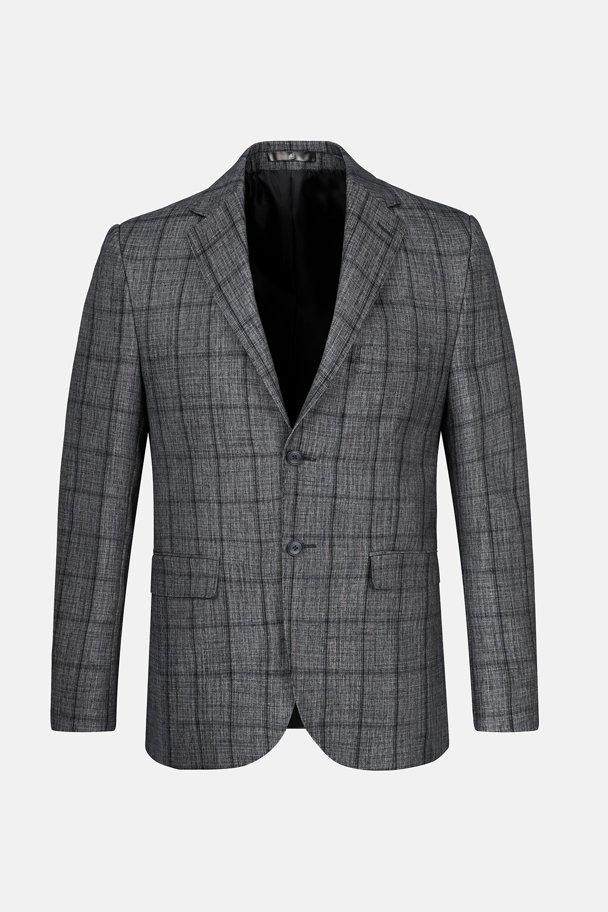 Checked Black Blazer