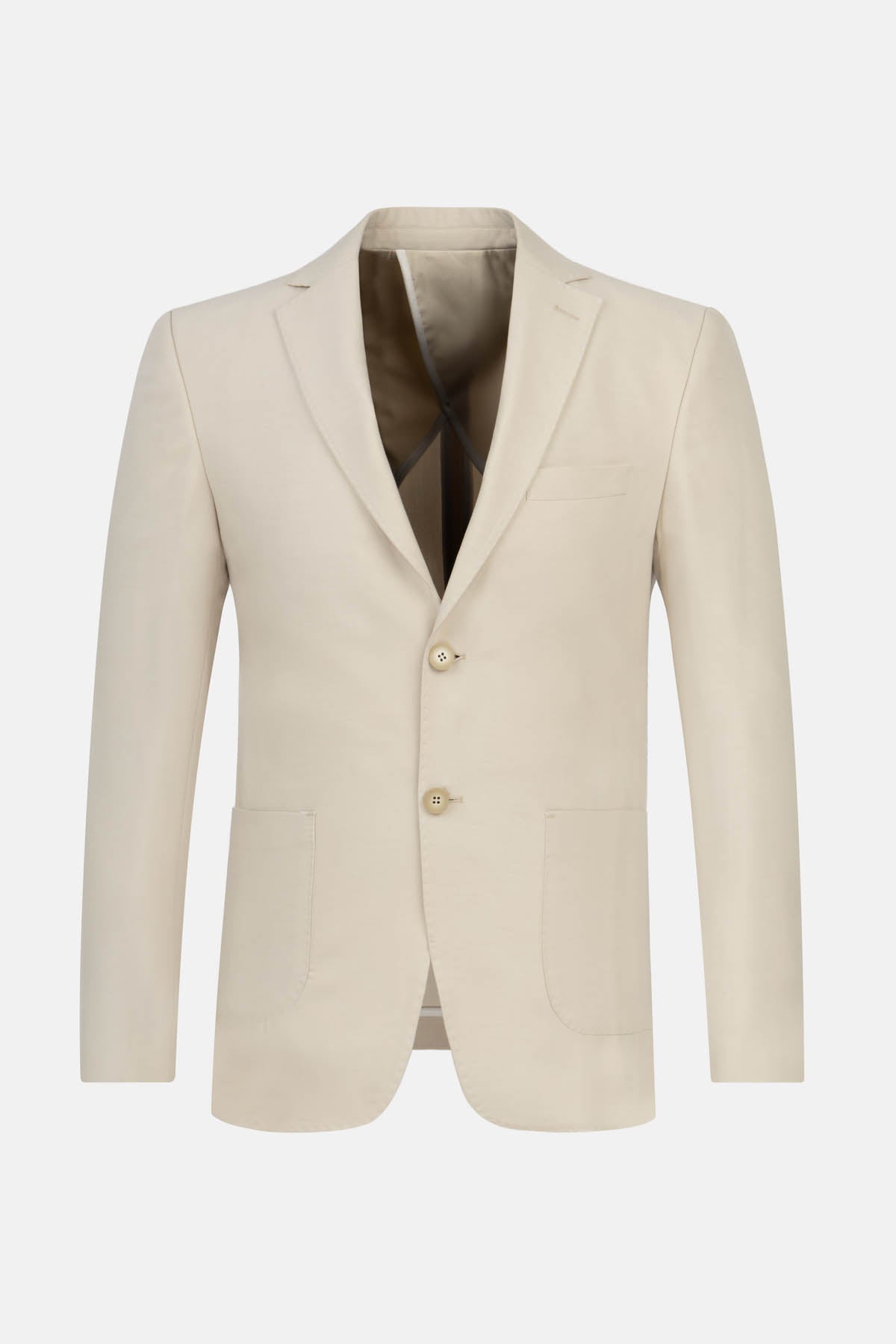 Solid Light Beige Blazer