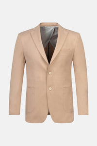 Tweed Tan Blazer - 1