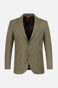 Hound Tooth Drab dark Brown Blazer - 1