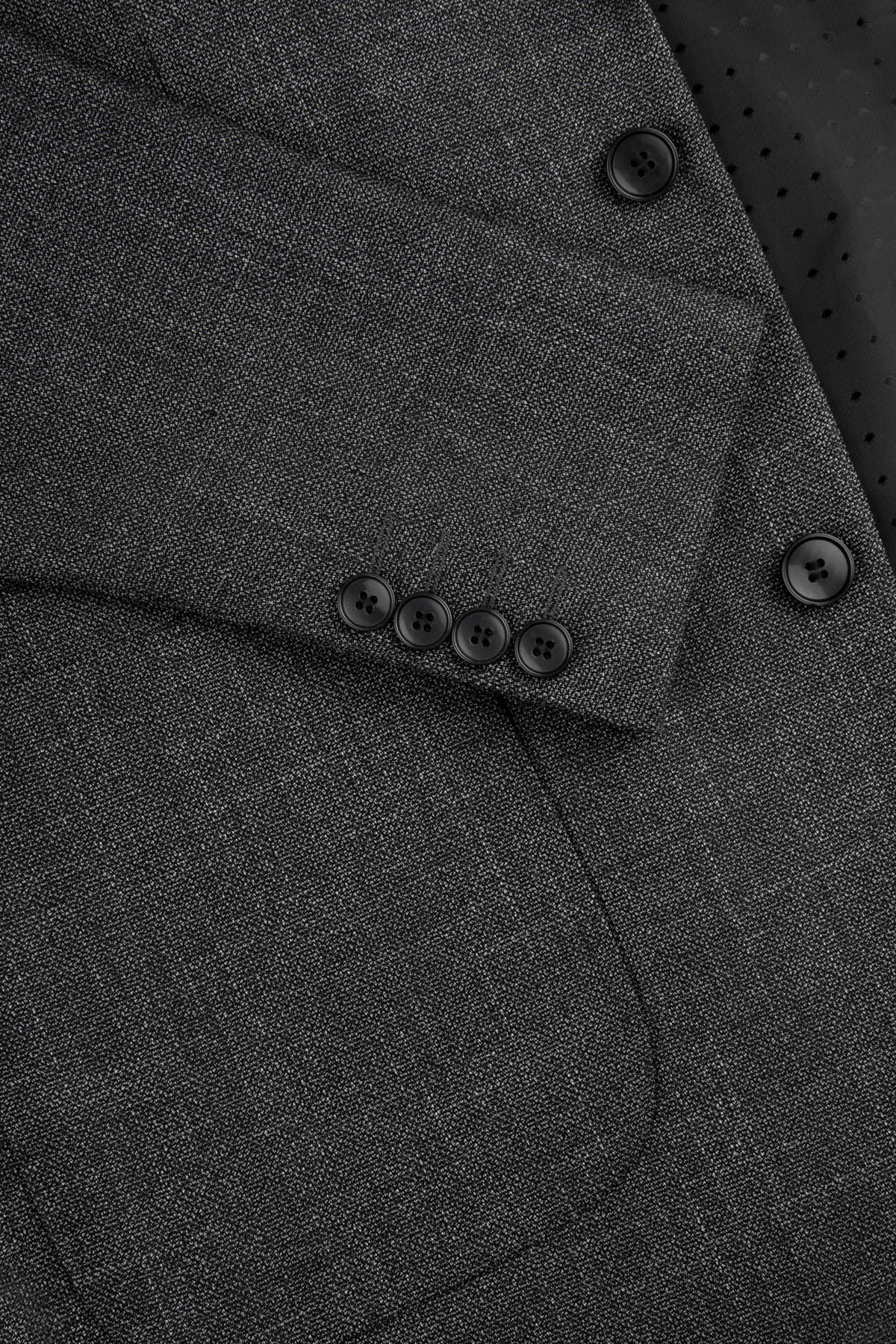 Jacquard Dark Gray Blazer