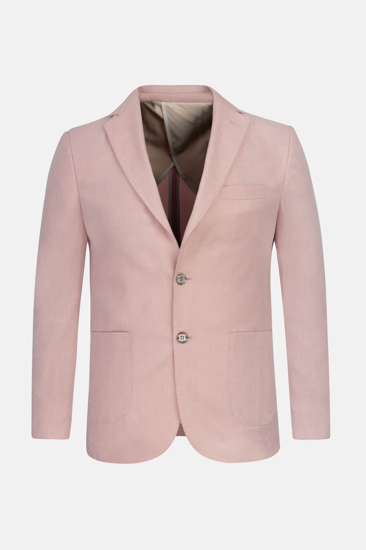 Patterned Pale Dogwood Pink Blazer