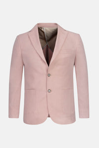 Patterned Pale Dogwood Pink Blazer - 1
