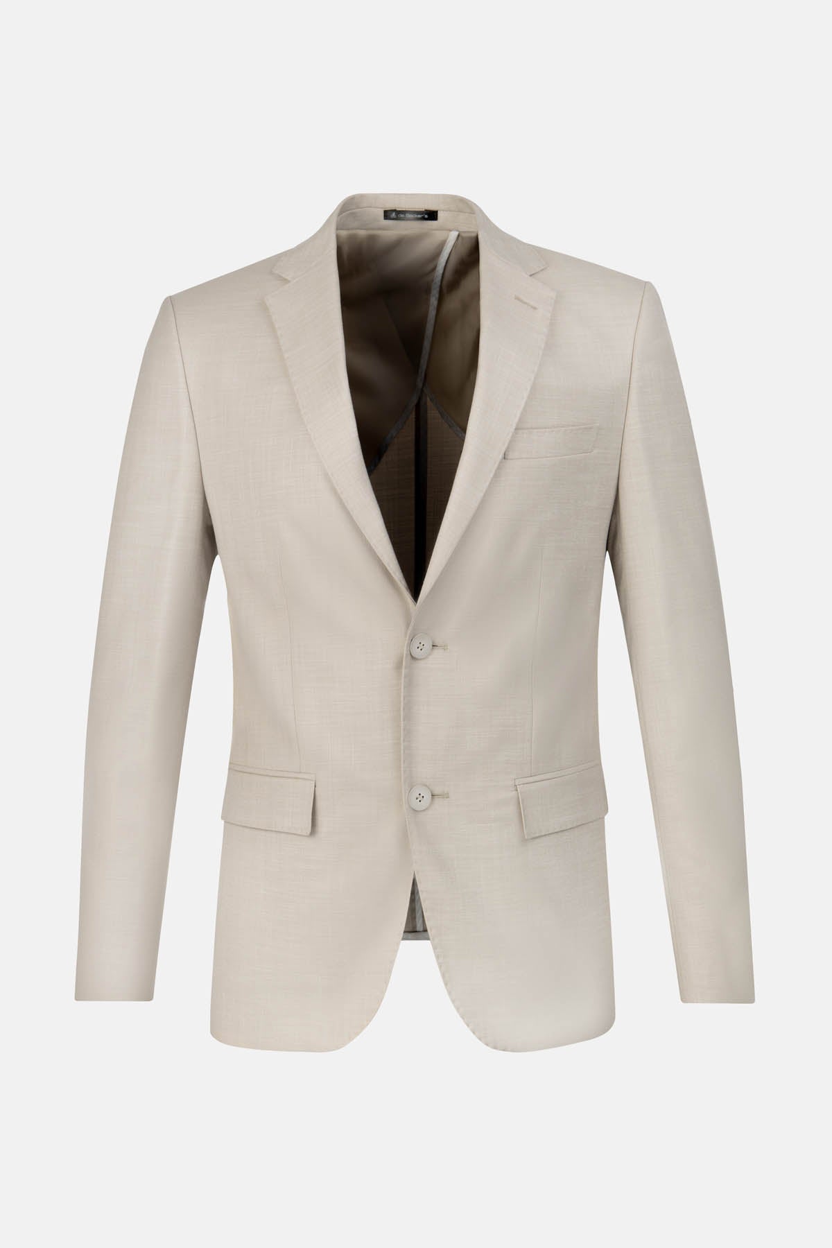 Linen-look Light Beige Blazer